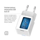 Сетевое зарядное устройство ColorWay GaN Mini 30W PD Port PPS USB-C White (CW-CHS054PD-WT) - изображение 10