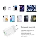 Сетевое зарядное устройство ColorWay GaN Mini 35W PD Port PPS USB (Type-C PD + USB QC4.0) White (CW-CHS055PDC-WT) + кабель USB Type-C - изображение 12