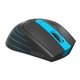 Миша бездротова A4Tech FG30 Black/Blue USB - зображення 3