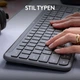 Клавiатура бездротова Logitech Signature Slim K950 US Graphite USB (920-012465) - зображення 5