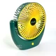 Настольный портативный вентилятор Fan Portable, беспроводной аккумуляторный охладитель воздуха, компактный USB вентилятор для дома, работы, автомобиля и поездок, тихий вентилятор с регулировкой скорости, Зелёный LY-853-Green - изображение 9