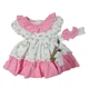 Детское платье на девочку Eray Kids 74 см белое с розовым - изображение 2