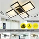 Смарт люстра Esllse SVEN 70W 3S SMART LED APP чорна 7000Лм 550х360х75мм світлодіодна з пультом і додатком для смартфону - зображення 2