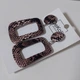 Сережки люстри висячі з каменями bs001 DeKolie чорні - изображение 6