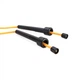 Скакалка в тубусі LiveUp PVC JUMP ROPE 275 см Orange/Black - изображение 3