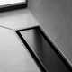 Зовнішня частина зливу трап Hansgrohe для душу 700 мм RainDrain Match 56037670 чорний матовий - изображение 5