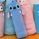 Мягкая игрушка обнимашка сплюшка батон стич 60 см с ушками подушка stich disney синий (9113) - изображение 2