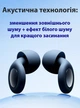 Беруші для сну від хропіння біруші багаторазові з високим шумозаглушенням берушки в літак затички від шуму силіконові в маленькі вуха і для дітей Темно-синій - зображення 3
