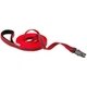 Поводок DAYTONA GUMMY MATIC G20/500RED, с автоматическим карабином, прорезиненный нейлон - изображение 1