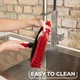 Щетка для уборки шерсти и волос Vileda Pet Pro Always Clean резиновая, ширина 47 см Красный (174000) - изображение 3
