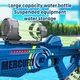 Водный автомат электрический на аккумуляторе с подсветкой и звуком Water Gun Mercury Синий - изображение 4