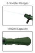 Большой детский водный пистолет с помповым механизмом Water Gun 73 см Зеленый - изображение 5