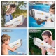 Игрушечный водный автомат на аккумуляторе Автоматический набор воды Water gun 39 см Белый - изображение 8