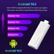 Смарт ТВ приставка H96 Max H313 Stick 2/16 Гб Android TV 14 Allwinner H313 - зображення 6
