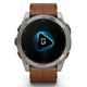 Смарт-часы Garmin Fenix 8 51mm AMOLED Sapphire Carbon grey DLC w. Chestnut Leather Band (010-02905-40) - изображение 2