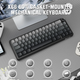 Бездротова механічна клавіатура ATTACK SHARK X66 (60% ANSI Layout), Hot-Swap, WIRED+2.4G+BT5.0, Moonlit Night - изображение 3
