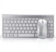 Комплект Беспроводная клавиатура и мышь Weibo WB-8066 Silver Eng - изображение 2
