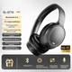 Бездротові навушники LULE EL-GT10 чорні з ANC шумозаглушенням, Hi-Fi звуком, Bluetooth 5.4 і AUX, 40 мм драйвери, акумулятор 400 мА·год, до 55 годин роботи - зображення 3