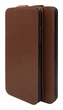 Чехол из натуральной кожи Logarm Genuine Leather Flip для Xiaomi Redmi Note 7 Pro Коричневый - изображение 1