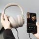 Беспроводные наушники Proove Silence Plus with ANC gray, полноразмерные, накладные, кнопочные, е, с активным шумоподавлением, до 85 часов работы, Bluetooth 5.3, 1 микрофон, Type C, серый - изображение 7