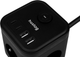 Przedłużacz Huslog HUS1003 Cube Extension Cord with USB Black (OWN000066) - obraz 12