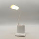 Розумна настільна гнучка сенсорна акумуляторна LED лампа 3 в 1 з органайзером Power Bank підставкою під телефон 1 Вт 43х12х11 см (480371-Prob) - зображення 5