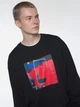 Свитшот оверсайз мужской Uniqlo 517882840 2XL Черный с принтом (1159827321) - изображение 3