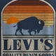 Футболка хлопковая длинная мужская Levi`s 312952709 S Синяя (1159833403) - изображение 3