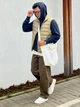 Теплый жилет мужской Uniqlo 905262938 L Коричневый (1159833494) - изображение 2