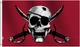 Флаг пиратский Jolly Roger 90 х 150 см (2276) - изображение 1