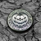 Монета латунна Halloween із глибоким гравіюванням Злого Гарбуза – унікальний сувенір з персоналізацією для подарунка Гралекс 15-006-029-01 - зображення 1