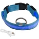 Світлодіодний Lesko Blue XS LED нашийник USB світиться для собак та котів - зображення 2