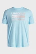 Чоловіча блакитна футболка UA TEAM ISSUE WORDMARK SS Under Armour SM 1329582-494 - изображение 3