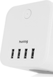 Przedłużacz Huslog EMX-190224 extension cord with 3 sockets 1.5 m White (BIE002976) - obraz 4