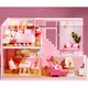 Конструктор 3D DIY CUTE ROOM Румбокс "Розовый уют" Dream Angels, L-030, розовый - изображение 2