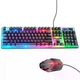 Комплект миша + клавіатура Hoco GM18 Luminous Gaming Keyboard and Mouse Set Black - зображення 1