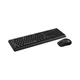 Комплект (клавіатура, миша) бездротовий Rapoo X1500 Wireless Black - зображення 7