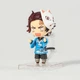 Аниме фигурка нендороид Demon Slayer Клинок рассекающий демонов Kamado Tanjirou, Танджиро, подвижная, 10 см (BDD 0125) - изображение 6