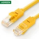 Кабель для інтернету - мережевий патч-корд UGREEN NW103 Cat 5e UTP Lan Cable 5m жовтий - зображення 4
