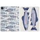 Чехол книжка, обложка для планшета Apple iPad 11" (A16) 2025 (Синяя форель) 11th эпл айпад 11 generation - изображение 3
