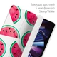 Чехол книжка, обложка для планшета Apple iPad Pro 12.9 2020-2022 (Дольки арбуза паттерн) эпл айпад про M1 2021 M2 - изображение 5