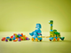 Zestaw klocków LEGO Duplo Dinozaury na kółkach 3w1 108 elementów (10451) - obraz 7