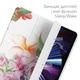 Чехол книжка, обложка для планшета Apple iPad Pro 12.9 2020-2022 (Тропический букет) эпл айпад про M1 2021 M2 - изображение 5