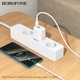Сетевое зарядное устройство Borofone BN27 Fuente PD20W+QC3.0 charger set C to C EU White (6941991120282) - изображение 8