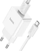 Сетевое зарядное устройство Hoco C106A Leisure single port charger set Micro 10.5W White (6931474783905) - изображение 2