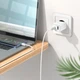 Сетевое зарядное устройство Hoco C80A Plus Rapido PD20W+QC3.0 charger set Type-C to Type-C White (6931474779908) - изображение 6