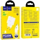 Сетевое зарядное устройство Hoco C80A Plus Rapido PD20W+QC3.0 charger set Type-C to Type-C White (6931474779908) - изображение 8