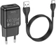 Мережевий зарядний пристрій Hoco C96A single port charger set Type-C Black (6931474766021) - зображення 4