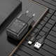 Мережевий зарядний пристрій Hoco C96A single port charger set Type-C Black (6931474766021) - зображення 5