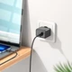 Мережевий зарядний пристрій Hoco CS11A Ocean single port charger set Micro 10.5W Black (6942007603584) - зображення 6